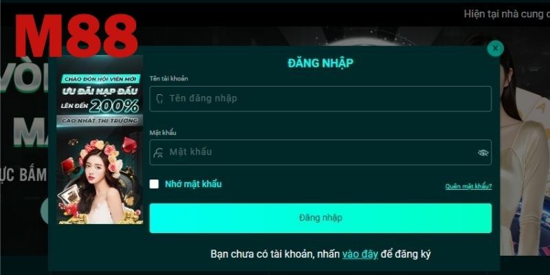 Quy trình đăng nhập M88 đúc rút từ thao tác chuẩn